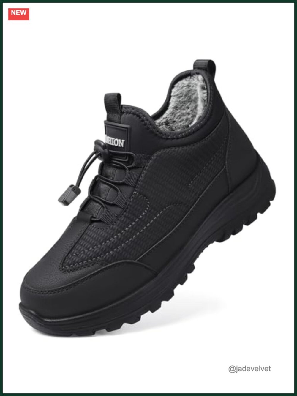 Waterproof Insulated Fur Lined Snow Boots Short Zipper Warm Winter Booties
